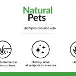 Natural pets – shampoo – caninos – felinos – equinos