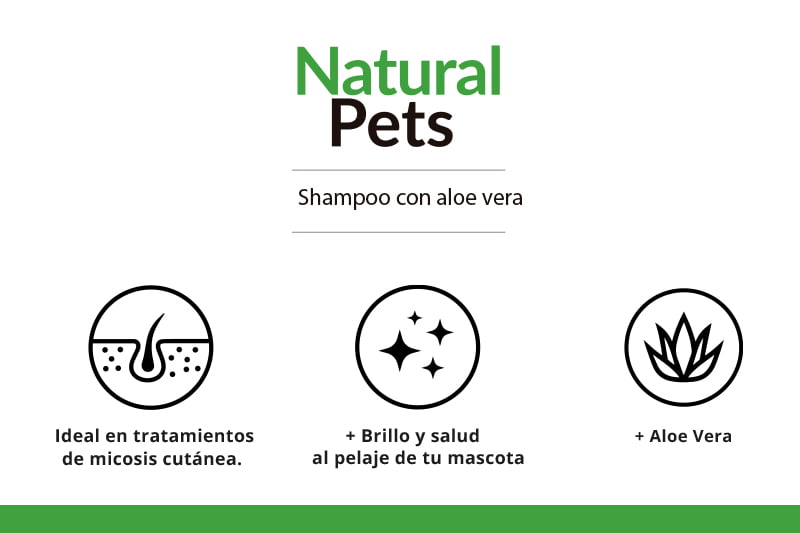 natural pets – shampoo – propiedades – mascotas- weizur