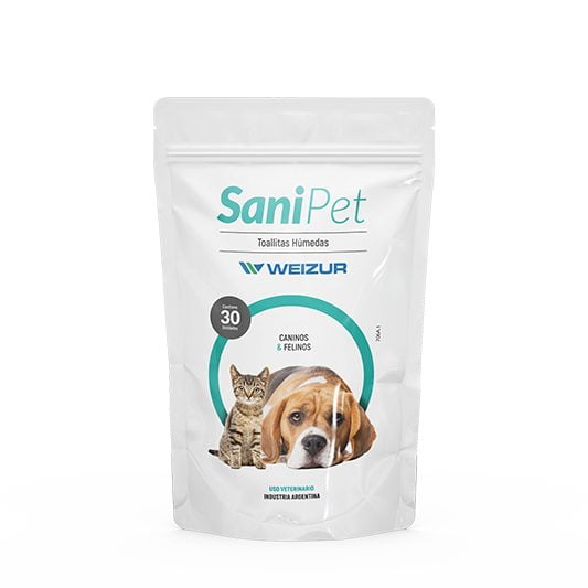 Toallitas húmedas - Sani Pet - weizur- toallitas para mascotas