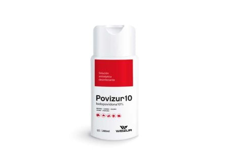Solución antiséptica desinfectante - povizur-mascotas