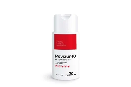 Solución antiséptica desinfectante - povizur-mascotas